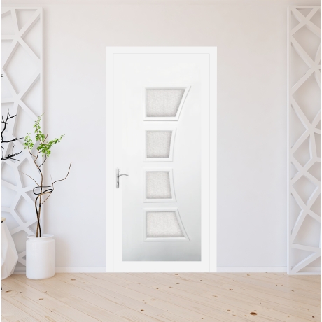 Porte d'entrée PVC sur mesure modèle 3511