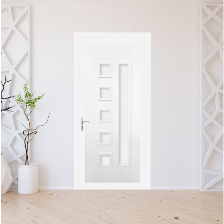 Porte d'entrée PVC sur mesure modèle 3611