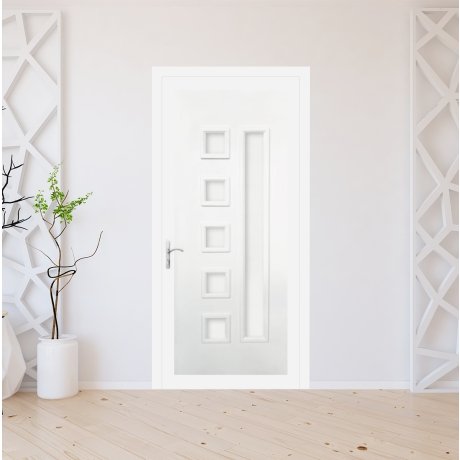 Porte d'entrée PVC sur mesure modèle 3611