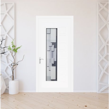 Porte d'entrée PVC sur mesure modèle 8013