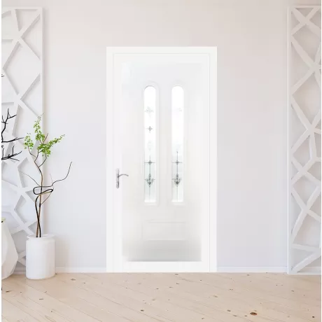 Porte d'entrée PVC sur mesure modèle 9011