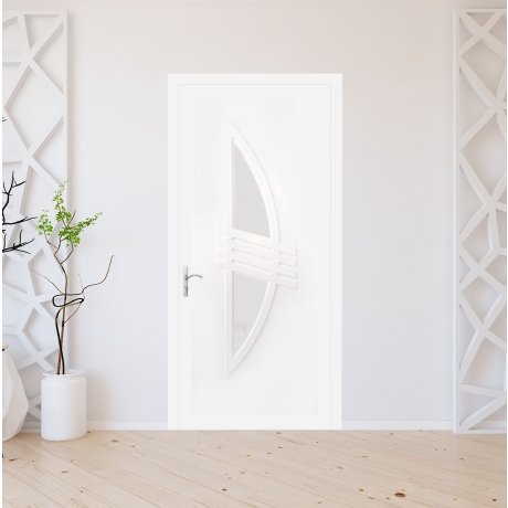 Porte d'entrée PVC sur mesure modèle 9040