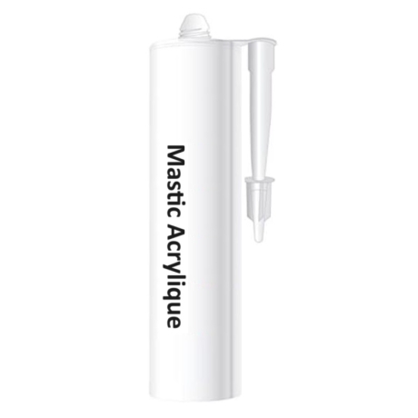 Mastic Acrylique, Joint de Menuiserie pour l'intérieur, blanc