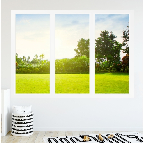 Châssis PVC 3 fixes - sur mesure