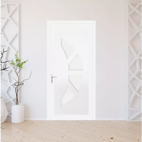Porte d'entrée PVC sur mesure modèle S-3910