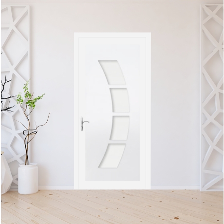 Porte d'entrée PVC sur mesure modèle S-4050