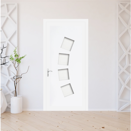 Porte d'entrée PVC sur mesure modèle S-9060