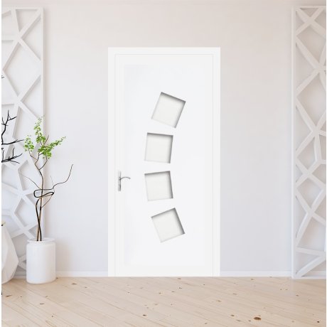 Porte d'entrée PVC modèle S-9060