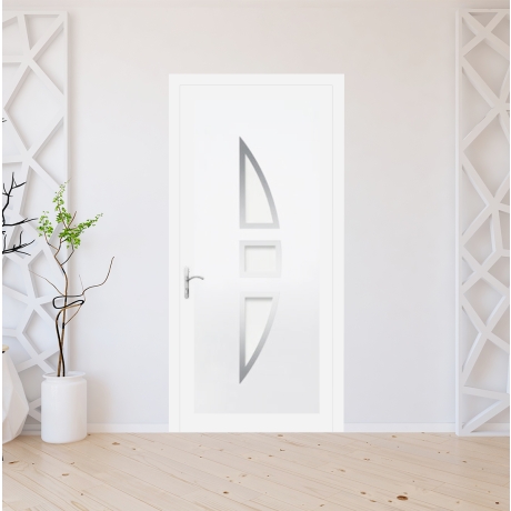 Porte d'entrée PVC sur mesure modèle X-4015