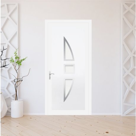 Porte d'entrée PVC modèle X-4015