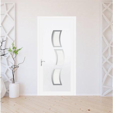 Porte d'entrée PVC modèle X-4070