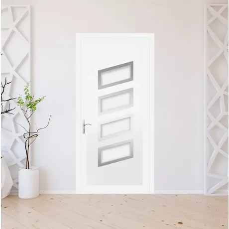 Porte d'entrée PVC sur mesure modèle X-7010