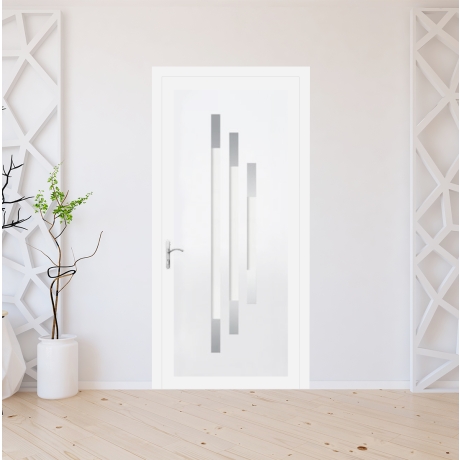 Porte d'entrée PVC sur mesure modèle X-8727