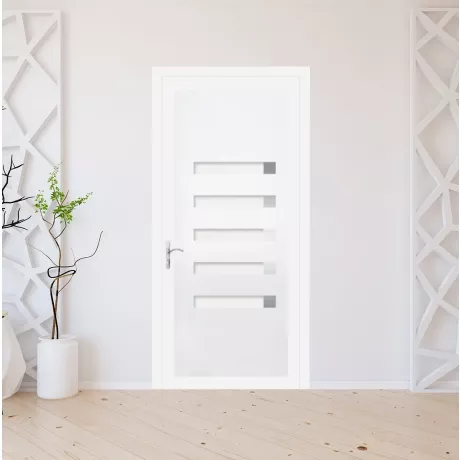 Porte d'entrée PVC sur mesure modèle X-8874